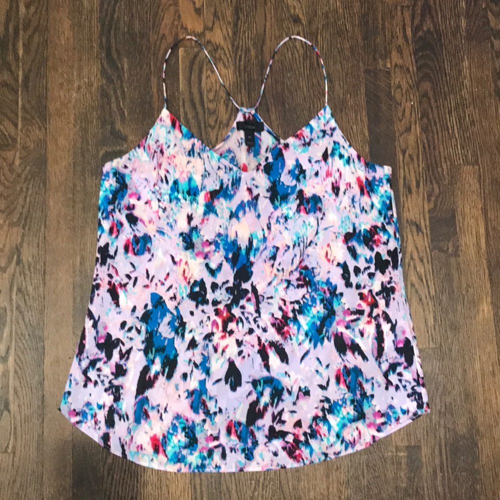 J Crew Carrie Cami in Watercolor Floral